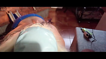 Preview milf blowjob pov with my beautiful body covered only by pantyhose and heels mask with pigtails