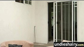 Naughty babe gets hairy twat fingered before harsh drilling 10