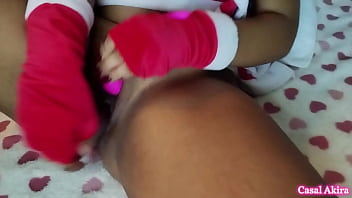 Testing new vibrator and getting cum in pussy christmas special part 3