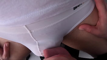 Wet blowjob handjob lick balls big cumshot and hot sperm in my mouth make me happy female pov sloppy blowjob and swallow