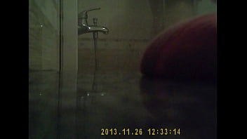 Thailand girl taking a bath