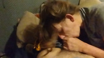 Her lips feel so good on my cock