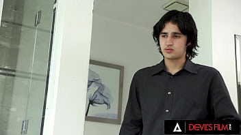 Big titty milf gets horny and fucks with a stud