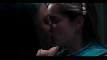 Lesbian kisses are beautiful and arousing