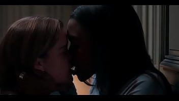 Lesbian kisses are beautiful and arousing