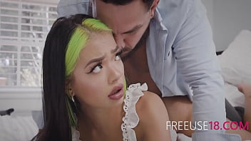 Stepfather lets loan guy freeuse daughter