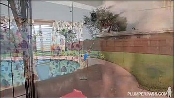 Bbw lexxxi luxe has her huge tits oiled and fucked by bbc