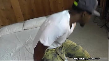 Rome major cums on sydnee capri's plump pussy after sex