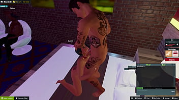 Comendo a amiguinha no jogo sem dó