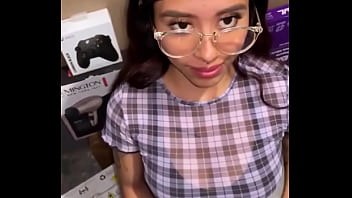 Regresé a casa toda embarrada de semen q oso