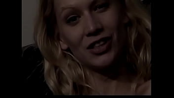 Blonde pulls off her black dress and bends over then gets fucked