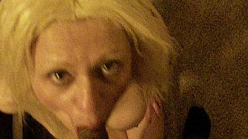 Platinum blonde barbie blaze gives more deep throat
