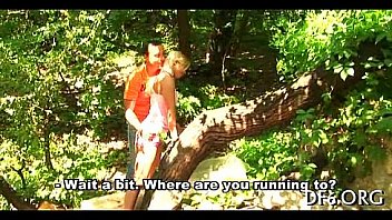 Virgin angel sucks a cock