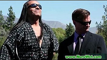 Slippery nuru massage and happy ending sex video 28