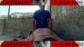 A Fat Woman In Slutty Leather Boots Tucking Her Panties Into Her Pussy This Is A Candy For Fetishists Underwear And Leather Fetish thumbnail