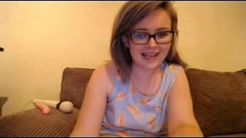 Cute nerdy teen webcam masturbation Cute nerdy teen webcam masturbation