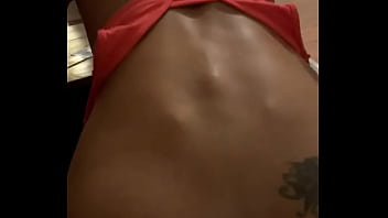 Dancing teasing with pussy spread open