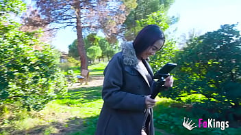 Allison sweet is looking for a cock among her followers colombian shows her tits in the street