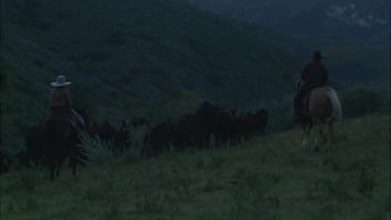 Brooke ballentyne fucks a hired ranch hand by the fireside outdoors