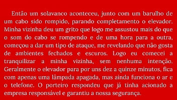 No elevador com a minha vizinha