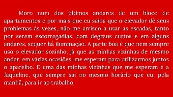 No elevador com a minha vizinha