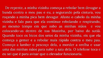 No elevador com a minha vizinha