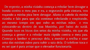 No elevador com a minha vizinha
