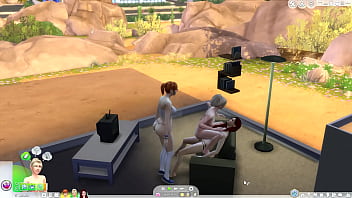 Comendo a filha com a amiga olhando