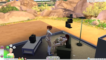 Comendo a filha com a amiga olhando