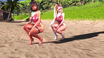 Beach rescuers clay and bay love when onlookers look at their oiled bodies