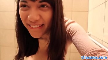 Skinny busty young live on webcam