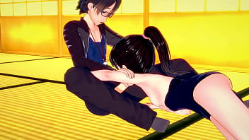 Not able to hold herself back anymore mio sakamoto rides guy's cock