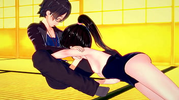 Not able to hold herself back anymore mio sakamoto rides guy's cock