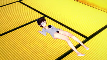 Not able to hold herself back anymore mio sakamoto rides guy's cock