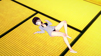 Not able to hold herself back anymore mio sakamoto rides guy's cock