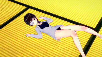 Not able to hold herself back anymore mio sakamoto rides guy's cock