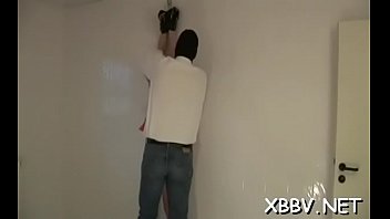 Delectable maiden sucking wangs like a real pro