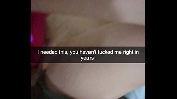 Wife smokes and cheats while home alone and cucks her husband on snapchat cumslut can't stop cumming