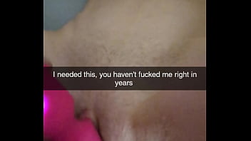 Wife smokes and cheats while home alone and cucks her husband on snapchat cumslut can't stop cumming