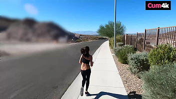 Jogging fuck toy brings home cock to fill her sweaty cunt