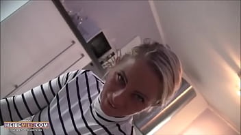 Blonde milf makes love with Blonde milf makes love with