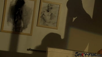 Horny amateur is getting fucked in the bathroom