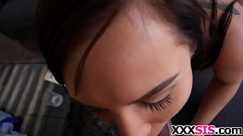 Amateur teen pov cummed after riding stepbrothers cock in hd