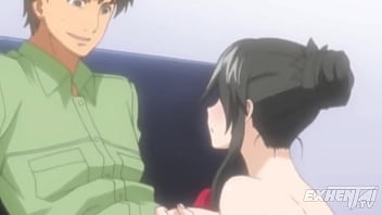 Madrastra eyacula antes de que lleguen a casa hentai sin censura