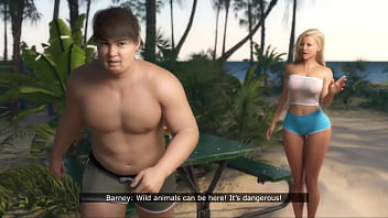 Animate cheating in the jungle 3d wife showed her tits to the forester but his cock impressed her so much that she decided to cheat on her husband