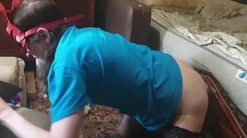 Sasha Earth Fuck Ass With Sex Toy Riding Dildo thumbnail