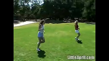 Little april has naughty sex in the wild with her lesbian friend Little april has naughty sex in the wild with her lesbian friend