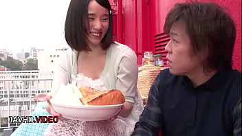 Japanese beauty embraces passion with skilled enthusiasm