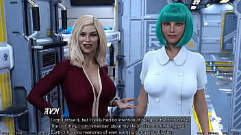 Stranded in space #3 competition between milfs and teens