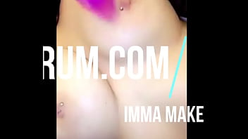 Teen brunette with big titts